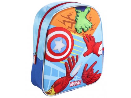 Dětský blikající batoh Marvel: 3D Avengers (objem 7,5 litrů|25 x 31 x 10 cm)