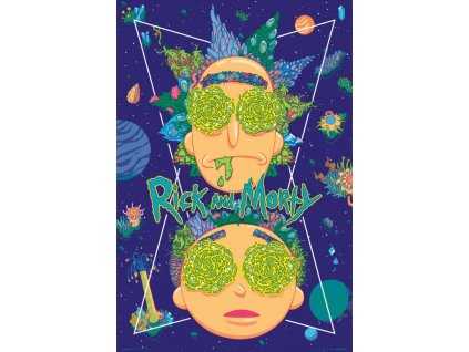 Plakát Rick & Morty: High In The Sky (61 x 91,5 cm)