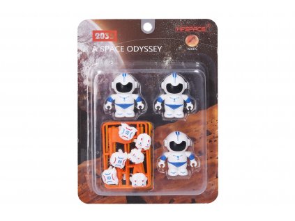 Astronaut 3 figurky 6 cm průzkumný tým