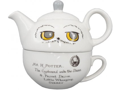 Keramický set na čaj Harry Potter: Hedvika (15 x 12 x 11 cm)