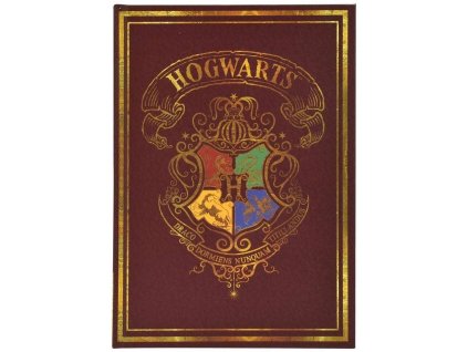 Poznámkový A5 blok Harry Potter: Bradavické koleje (14,8 x 21 cm)