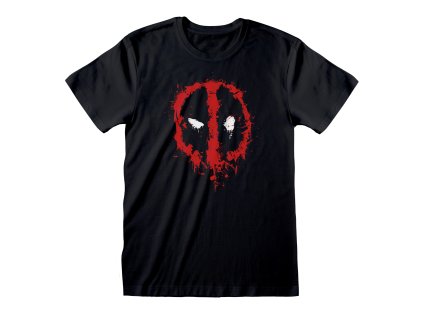 Pánské tričko Marvel|Deadpool: Splat (2XL) černé bavlna