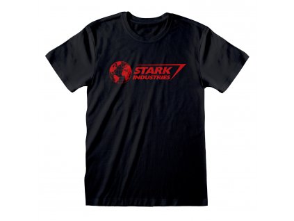 Pánské tričko Marvel Comics: Stark Industries (M) černé bavlna