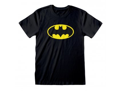 Pánské tričko DC Comics|Batman: Logo  černé bavlna