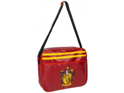 Taška na rameno školní Harry Potter: Nebelvírský erb (33 x 28 x 15 cm)