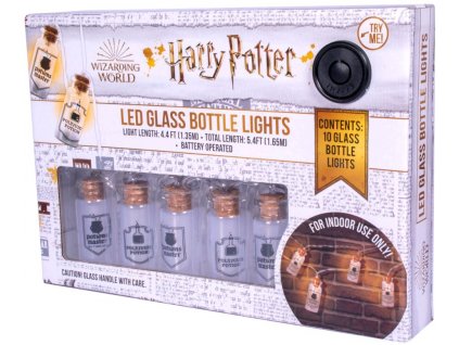 Dekorativní 3D světýlka - řetězová lampa Harry Potter: Láhve lektvarů