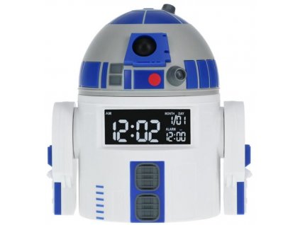 Digitální budík Star Wars|Hvězdné války: R2-D2 (13 x 16 cm)