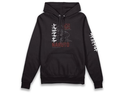 Pánská mikina Naruto: Naruto Uzumaki  černá bavlna