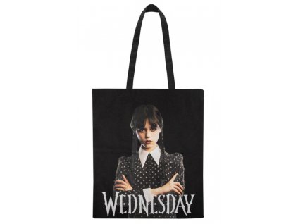 Shopping taška na rameno Netflix|Wednesday (38 x 42 cm)