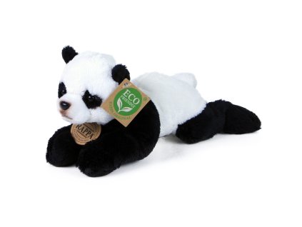 Plyšová panda ležící 18 cm ECO-FRIENDLY