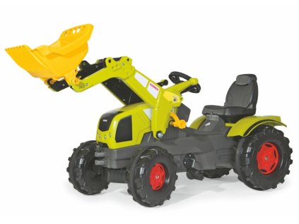 Šlapací traktor Farmtrac Claas Axos s předním nakladačem