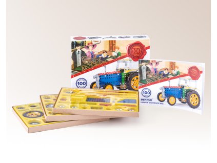 Merkur M2020 Výroční stavebnice, 750 dílů, 100 modelů