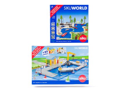 SIKU World - nakládací přístav s molem a vodní plochou