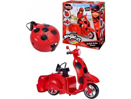 MIRACULOUS SKUTER + Panenka LUCKY CHARM (playset)