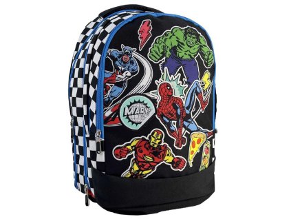 Školní batoh s vnitřním rozšířením Marvel | Avengers: Ikony superhrdinů (objem 18 litrů | 31 x 41 x 14 cm)