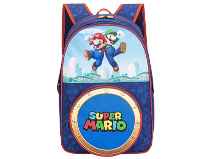 Batoh školní Super Mario: Penízek (objem 29 litrů | 32 x 45 x 20 cm) polyester