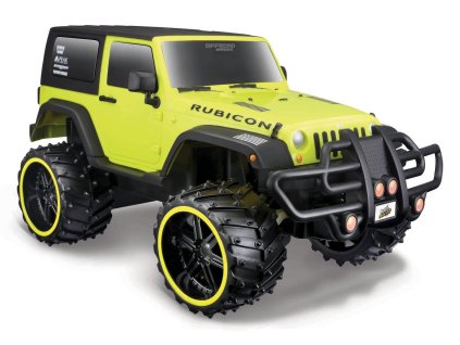 Maisto RC - 1:16 Jeep Wrangler Rubicon Off-Road RC, žlutá