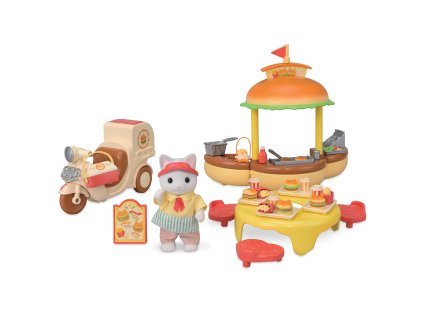 Pojízdný stánek s hamburgery