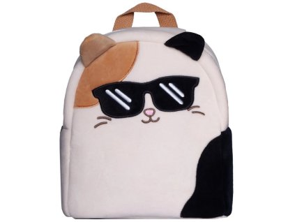 Dámský mini batoh Squishmallows: Cam ve slunečních brýlích (objem 12 litrů | 24 x 30 x 17 cm)