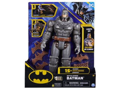 BATMAN S VYSTŘELUJÍCÍM DOPLŇKEM 30 CM