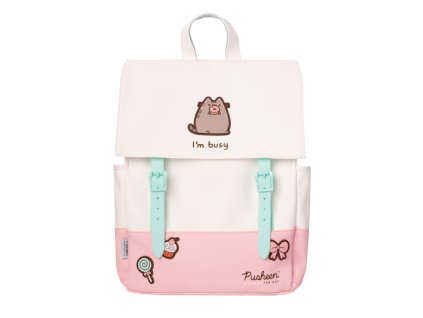 Školní batoh Pusheen: Rose (objem 12,5 litrů | 38 x 30 x 11 cm) růžový polyester