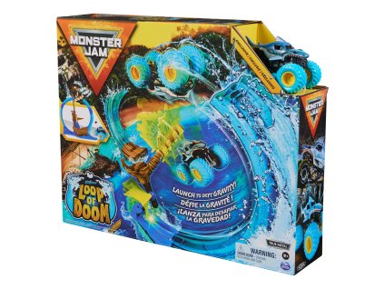 MONSTER JAM - Hrací set MEGALODON ZOOP OF DOOM, 1:64