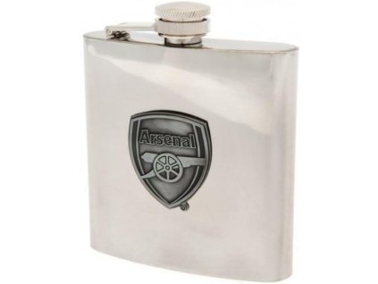 Nerezová plaskačka FC Arsenal: 3D znak (objem 180 ml)