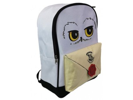 Batoh Harry Potter: Hedvika (objem 16 litrů | 28 x 38 x 15 cm) bílý polyester