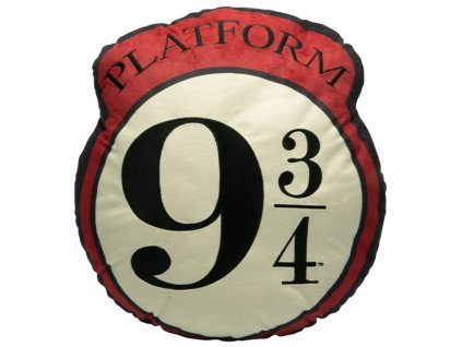 Polštář Harry Potter: Nástupiště 9 a 3/4 (39 x 39 x 8 cm)