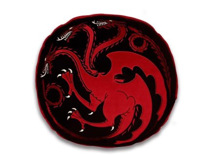 Polštář Game of Thrones | Hra o trůny: 3D Targaryen (35 x 35 x 8 cm)