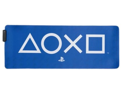 Svítící herní podložka Playstation: Tlačítka (80 x 30 cm)