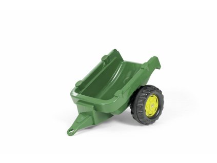 Vlečka za traktor 1osá - tmavozelená