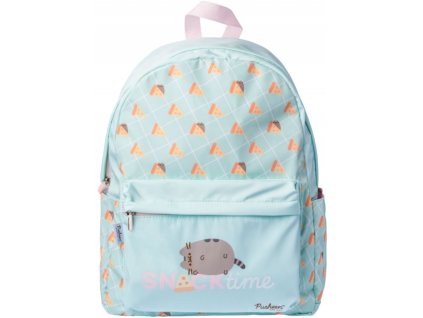 Batoh Pusheen: Foodie (objem 16 litrů | 38 x 30 x 14 cm) modrý polyester
