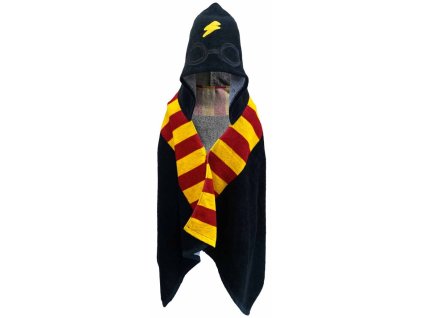 Osuška - ručník s kapucí Harry Potter: Bradavice (70 x 140 cm)