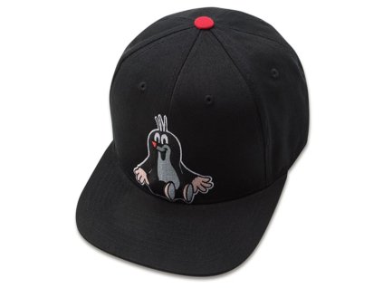 Dětská snapback čepice - kšiltovka The Little Mole | Krteček: Sedící póza (obvod hlavy 48-53,5 cm)