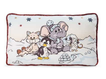 NICI polštář Slon, Tučňák a lední liška 43x25cm