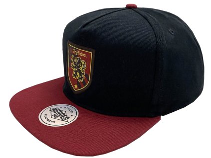 Čepice - kšiltovka snapback Harry Potter: Erb Nebelvíru - House Gryffindor (nastavitelná)