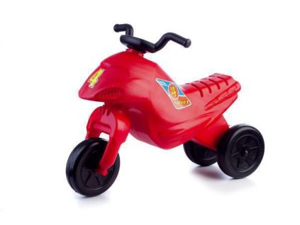 Odrážedlo Super Bike - červené 44 cm