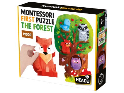 HEADU EN: Montessori Moje první puzzle - Les