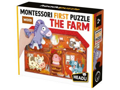 HEADU EN: Montessori Moje první puzzle - Farma
