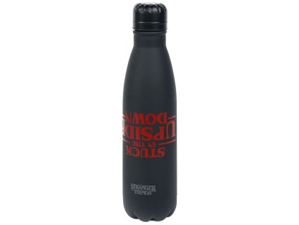 Nerezová outdoor láhev na pití Stranger Things: Stuck in the Upside Down (objem 540 ml)