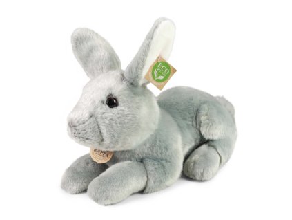 Plyšový králík šedý 33 cm ECO-FRIENDLY
