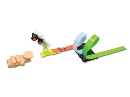 Maisto - Cyber Racers set, Micro Monster spin and smash