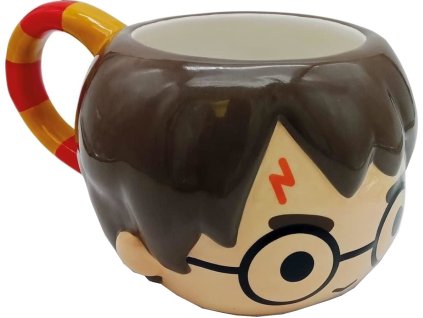 Keramický hrnek 3D Harry Potter: Chibi Harry s jizvou (objem 475 ml)