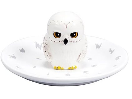 Keramický talířek na šperky Harry Potter: 3D Hedvika (průměr 14 cm | výška 6 cm)