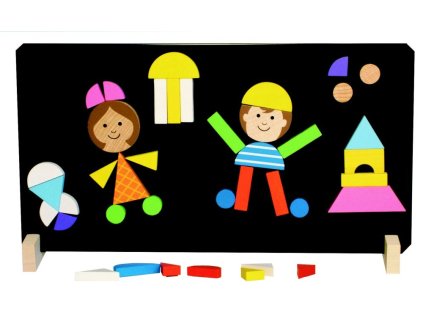 Magnetické puzzle děti