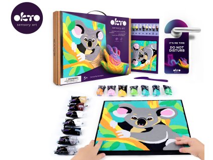 OKTO Malování hmotou podle čísel "Koala" 29x29 cm