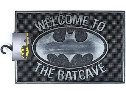 Gumová rohožka Batman: Enter The Bacave (60 x 40 cm) šedá