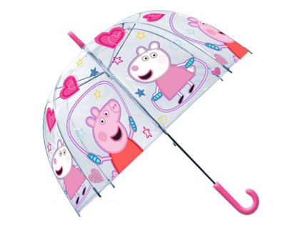 Dětský manuální deštník Peppa Pig | Prasátko Pepa: Skákání přes švihadlo (průměr 96 cm)