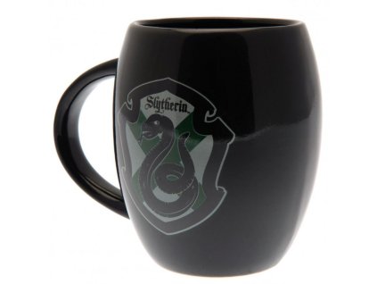 Černý keramický oválný hrnek Harry Potter: Slytherin Uniform (objem 425 ml)